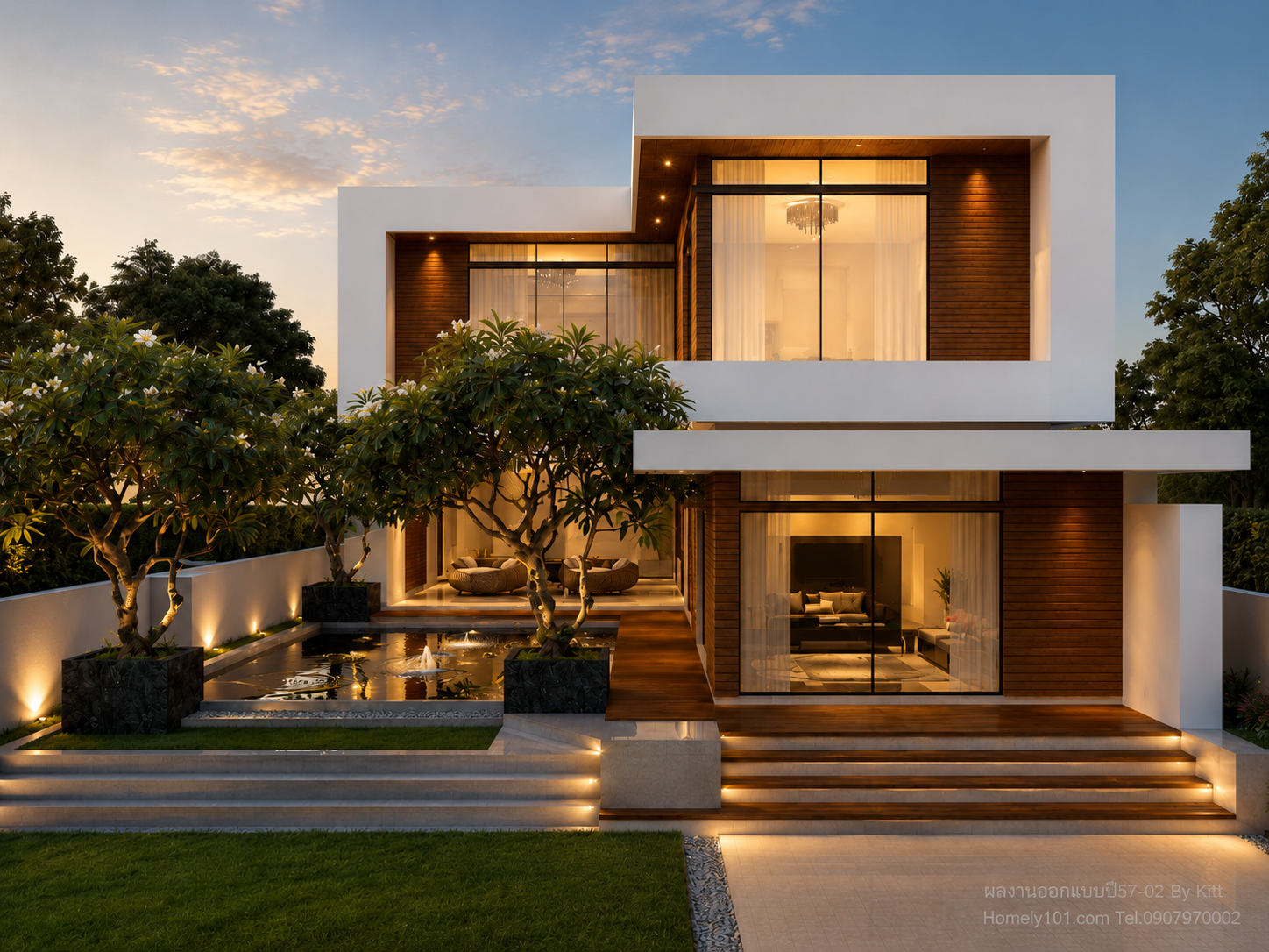 ผลงานออกแบบบ้าน Homely101 06