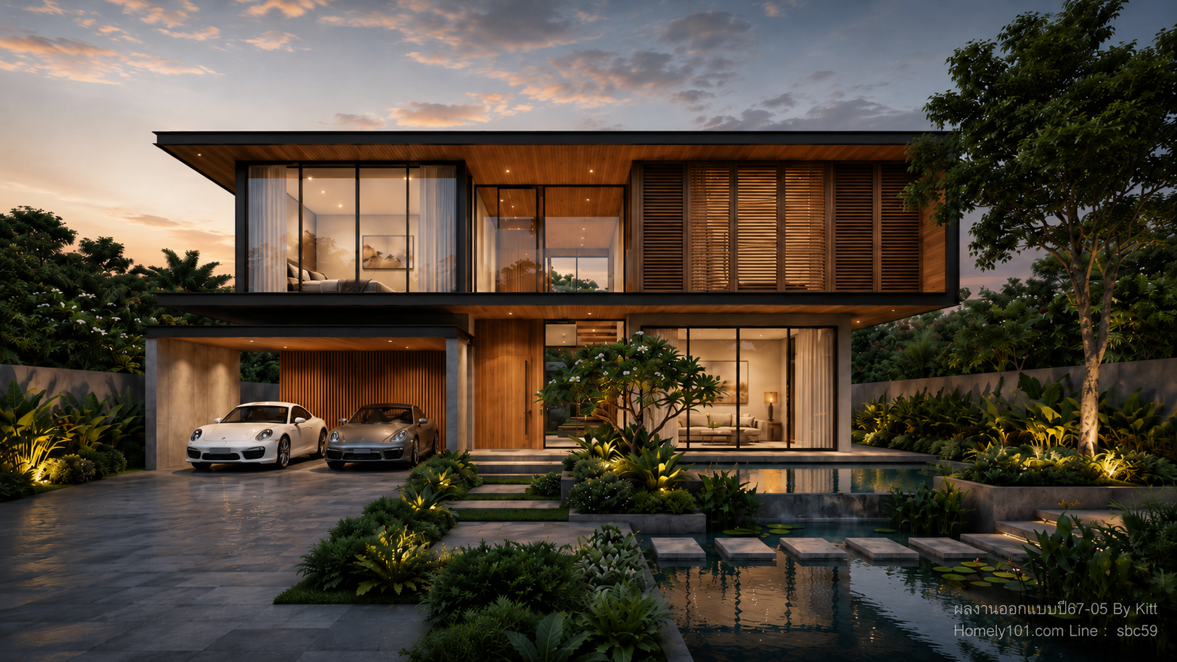 ผลงานออกแบบบ้าน Homely101 07