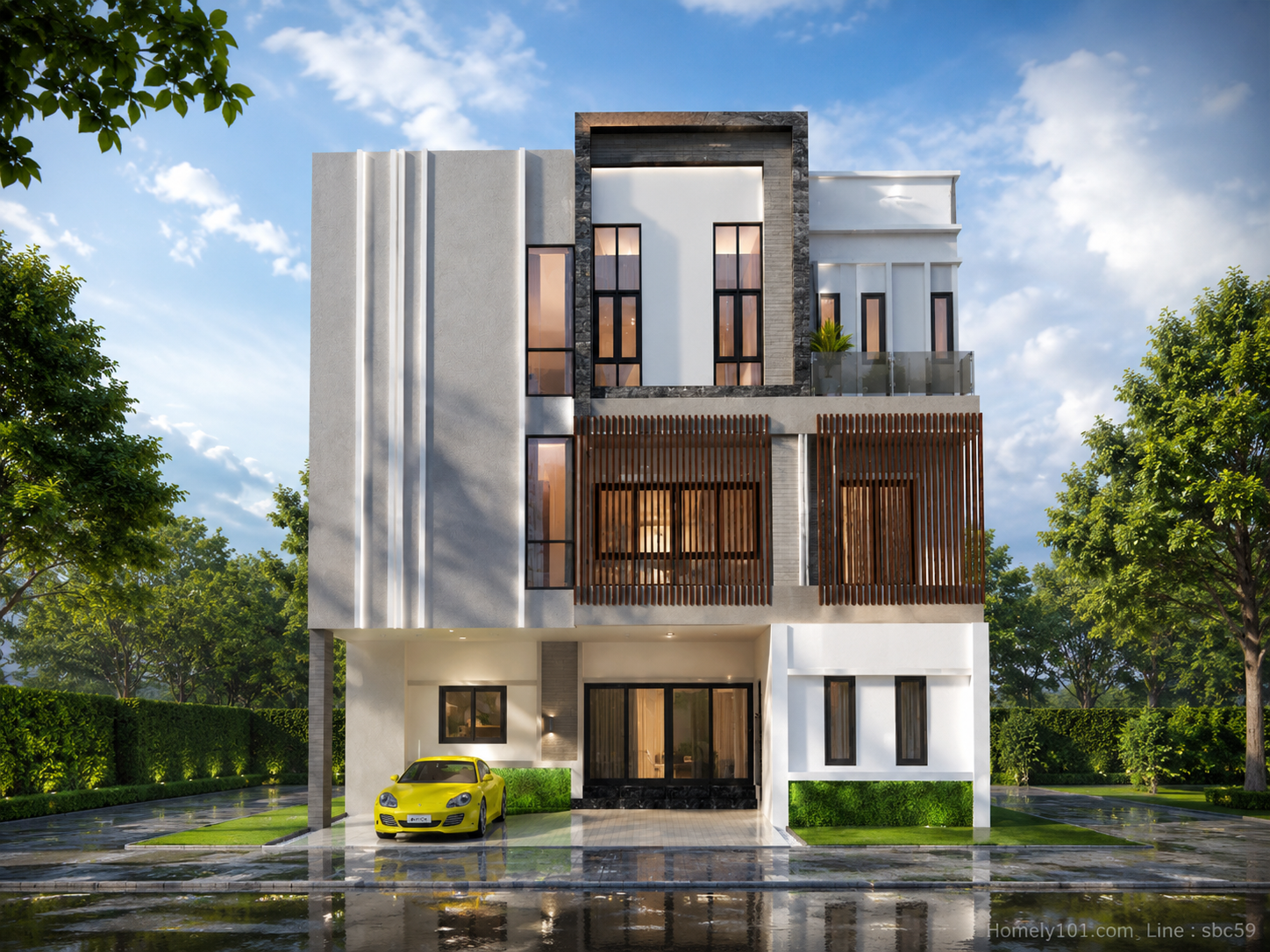 ผลงานออกแบบบ้าน Homely101 31