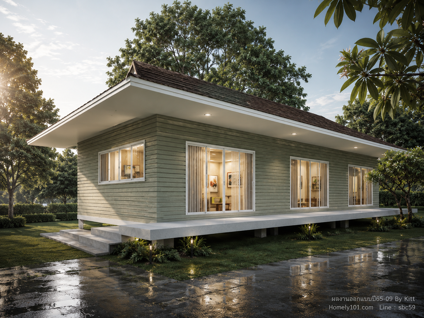 ผลงานออกแบบบ้าน Homely101 62